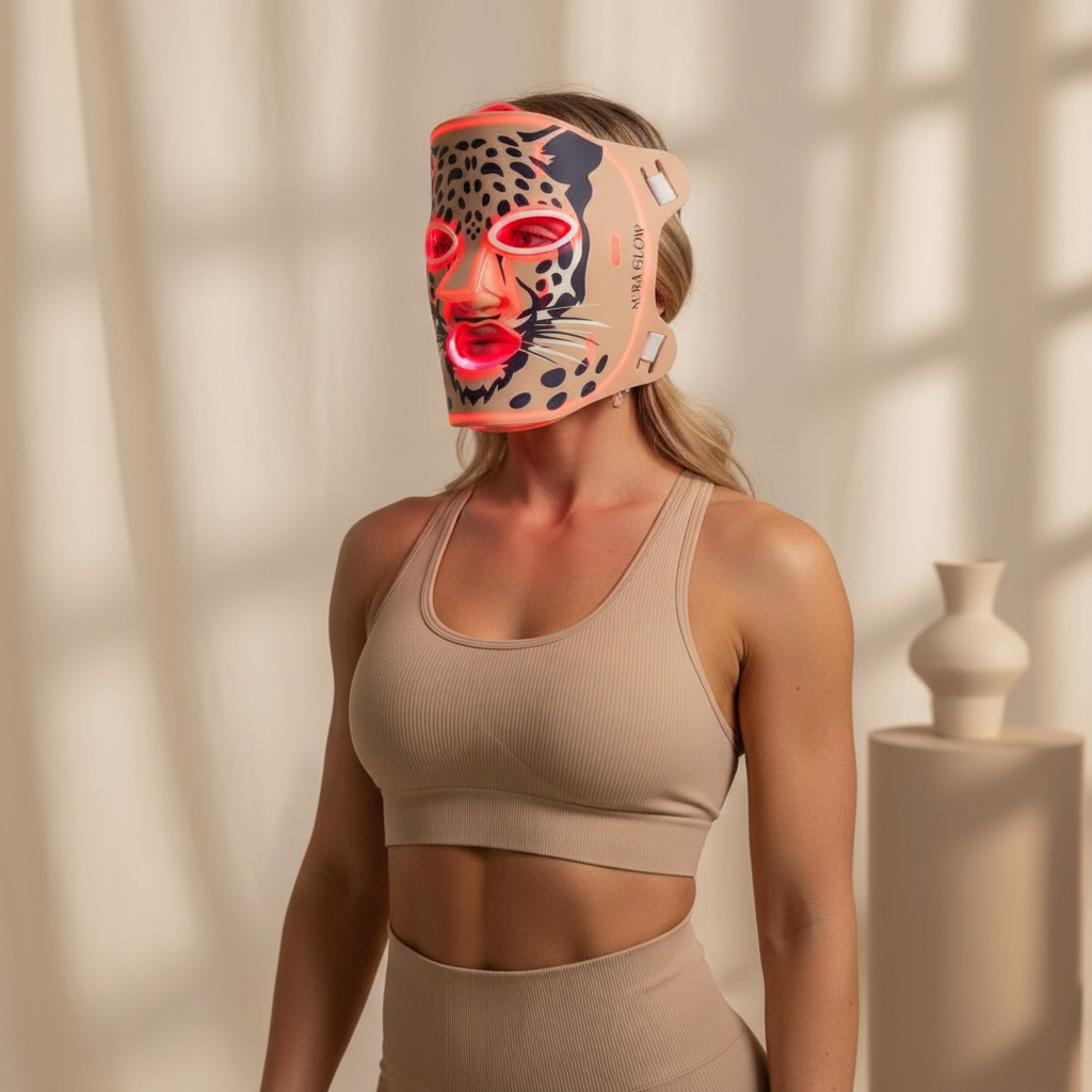 Leopard Luxe LED Mask