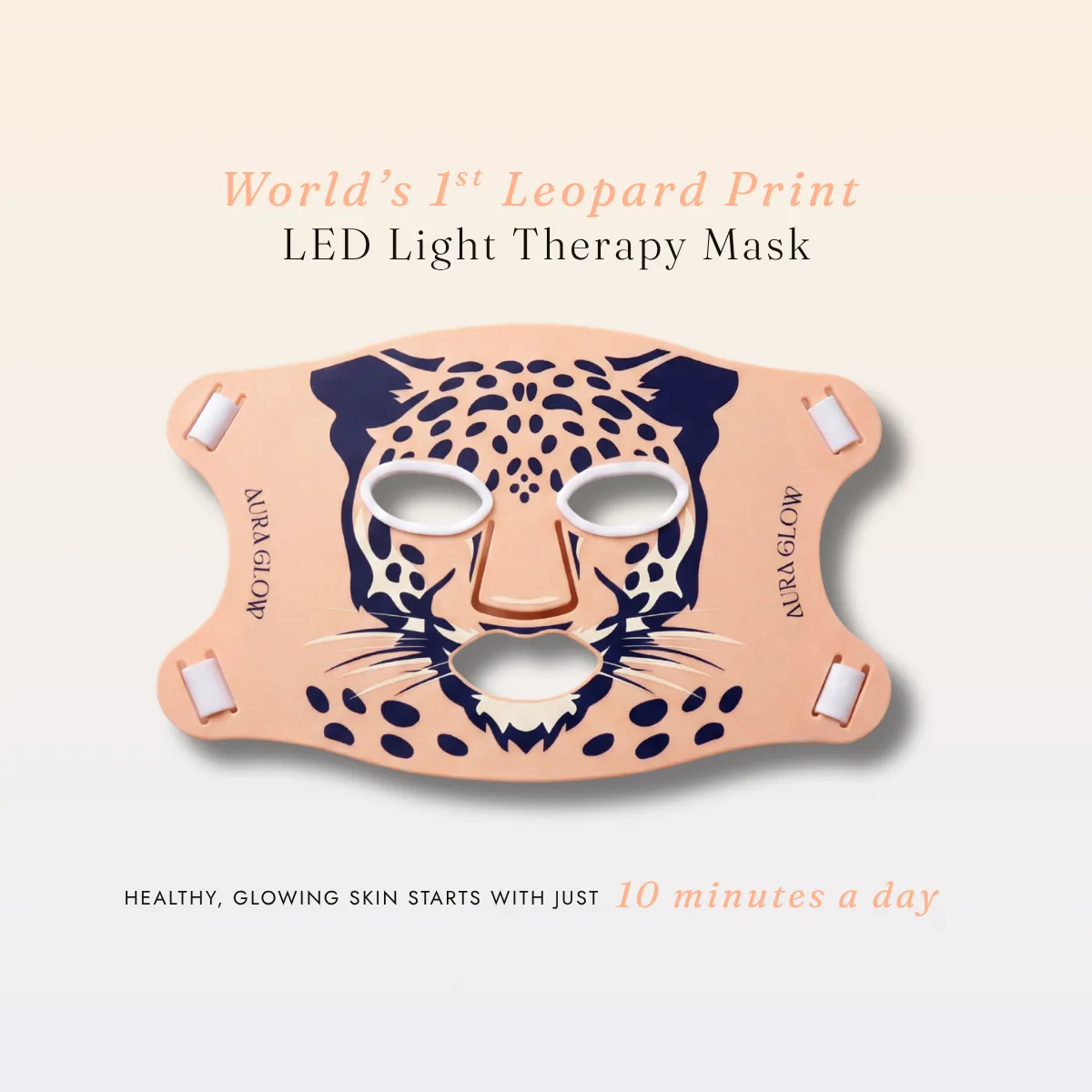 Leopard Luxe™ LED Light Therapy Mask